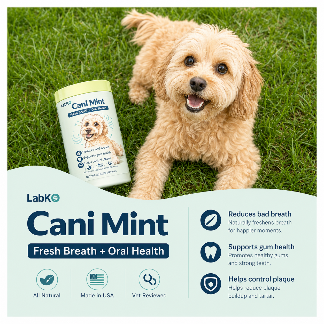 Cani Mint™ - Fix your dog’s bad breath without brushing