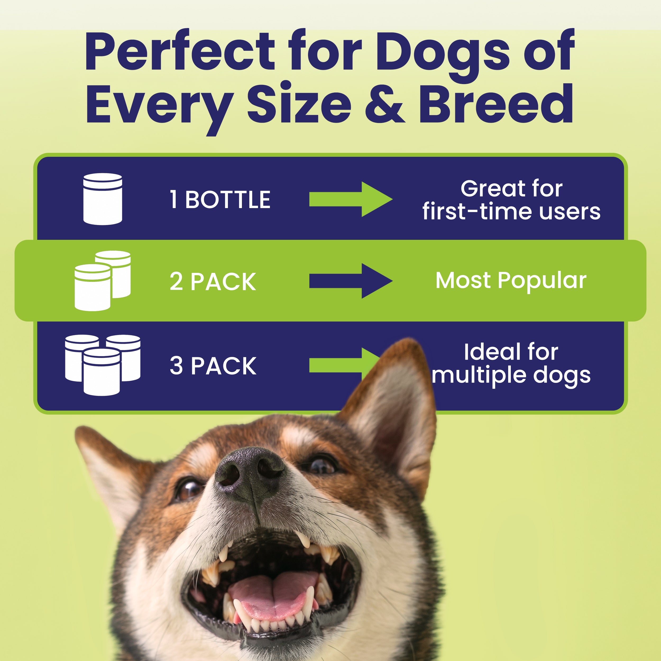 LabK9 Dental Powder is suitable for small, medium, and large dogs of every breed